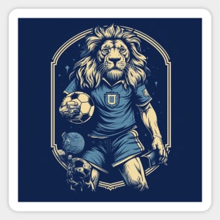 Blue Lion Sticker